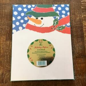 NEW UNOPENED Z Grafix Holiday Papers Letterhead Snowman 8.5" x 11" 100 sheets